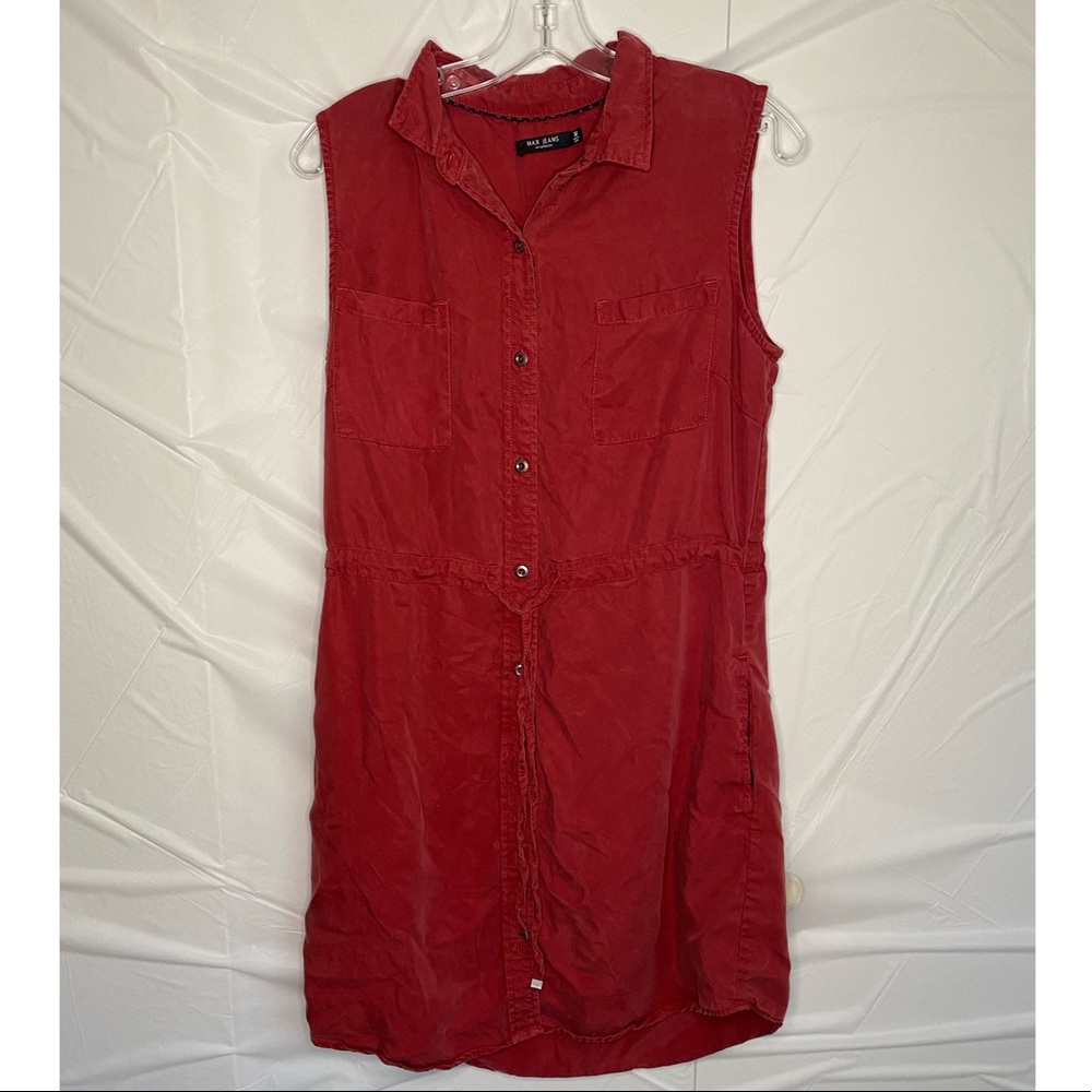 Max Jeans sleeveless denim dress